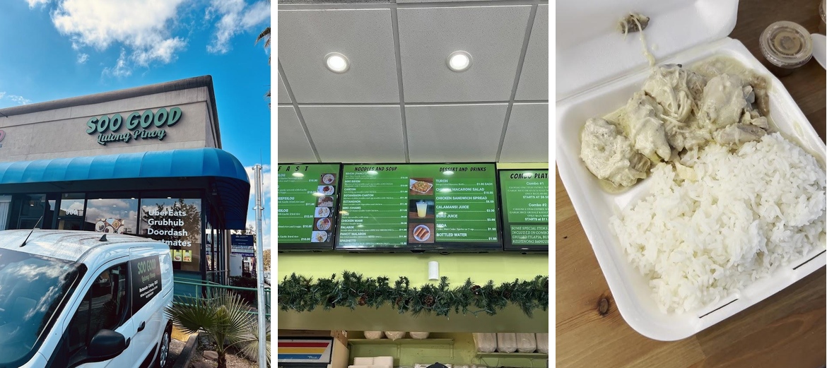 Soo Good Lutong Pinoy Menu