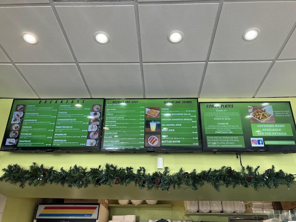 Soo Good Lutong Pinoy Menu image 1